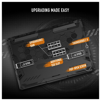 Notebook Asus Tuf Gaming 15,6'' Fhd - I7-11800H - 16Gb - 512Gb - Rtx3050ti 4Gb - Win11 _ FotoThumb