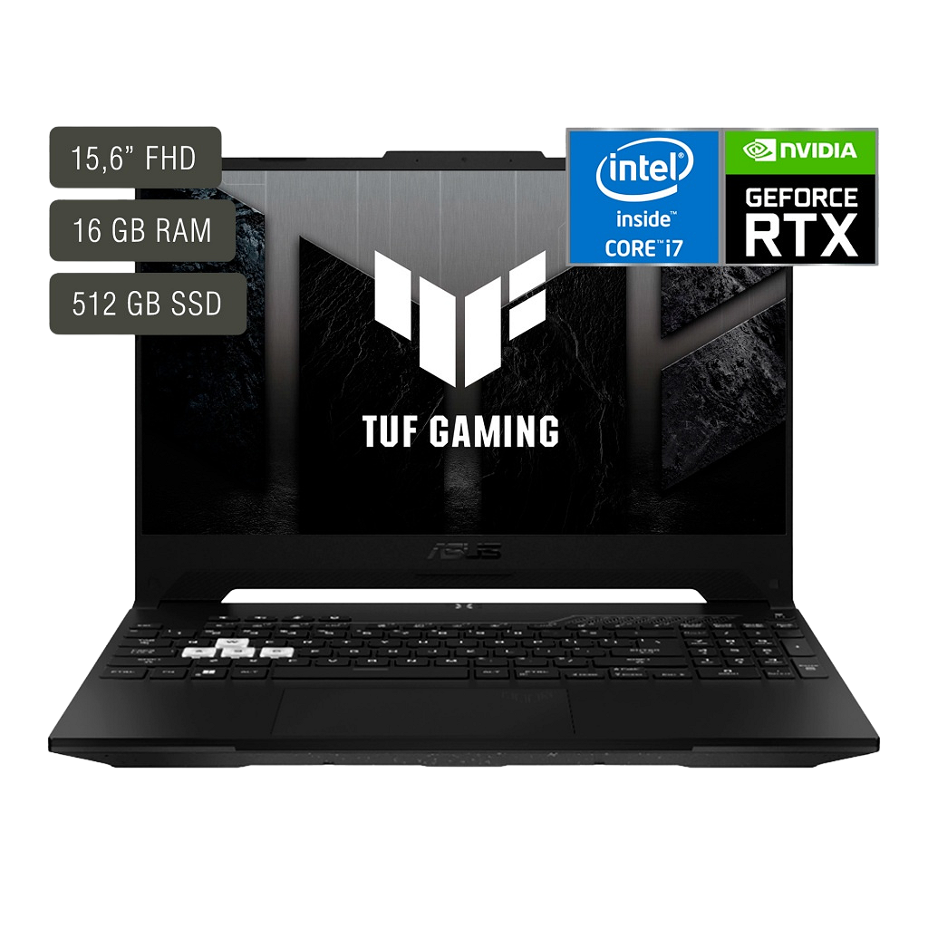 Notebook Asus Tuf Gaming 15,6'' Fhd - Core I7 - 16Gb - 512Gb - Rtx3060 6Gb - Win11 _ Foto