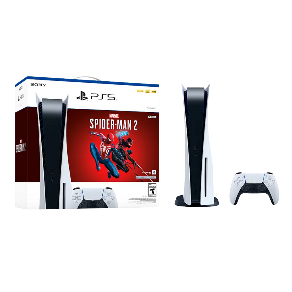 Consola Sony Playstation 5 PS5 Standar Spider Man 2 - 16Gb - 825Gb M2 - Bluray - Dvd _ Foto