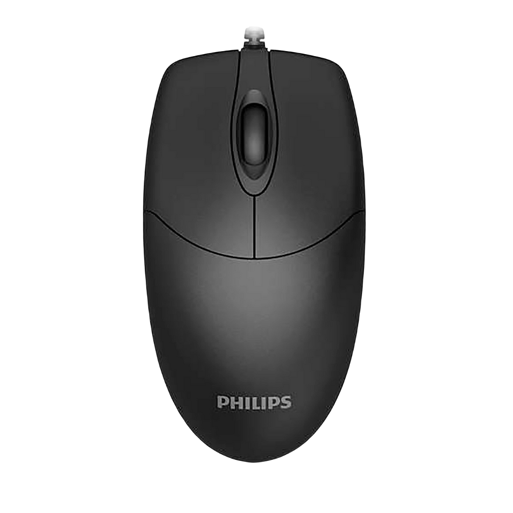 Mouse Ambidiestro USB Philips 1000dpi _ Foto