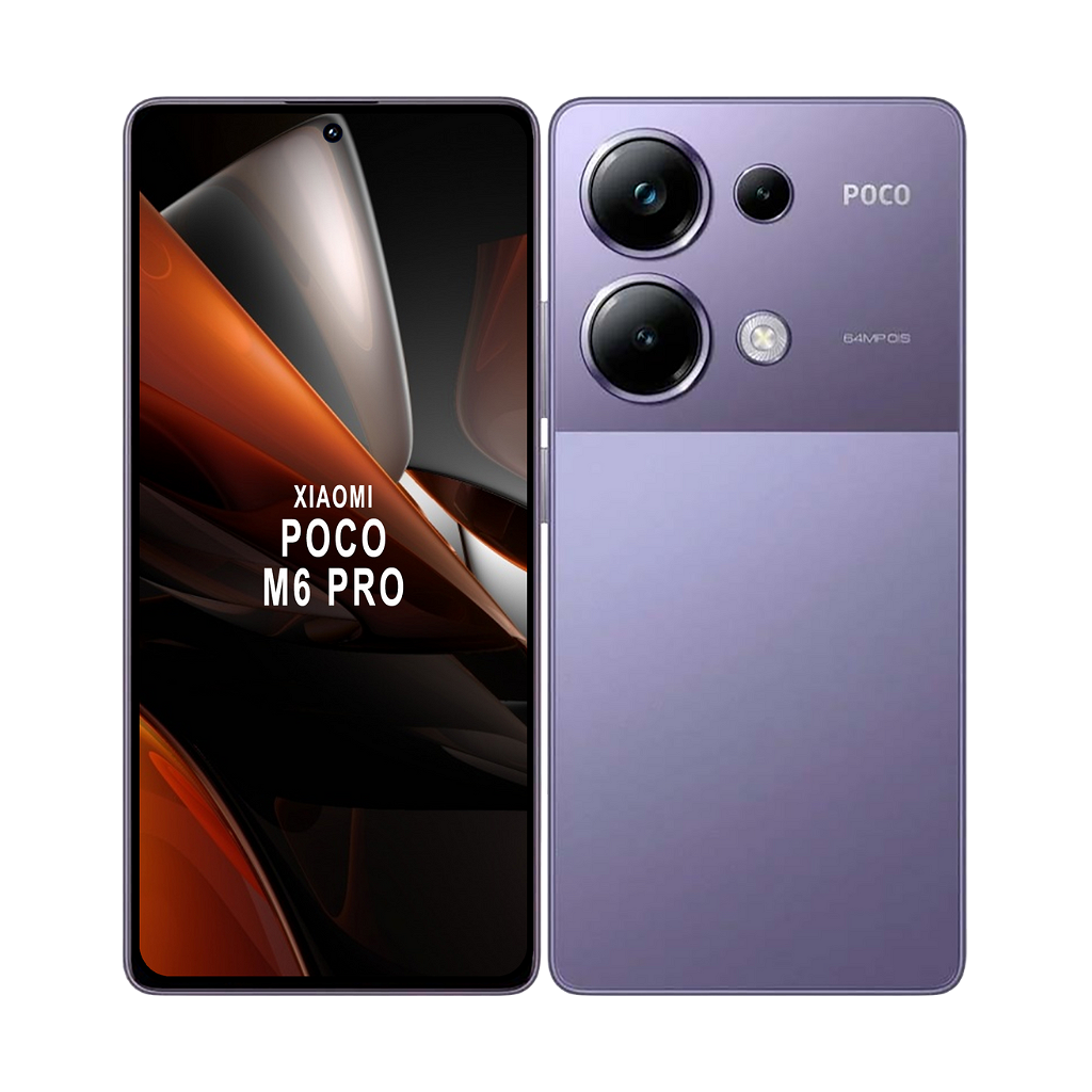 Celular Xiaomi Poco M6 Pro Dual Sim - 8GB - 256GB - 6.67" - 64MP - Purpura _ Foto