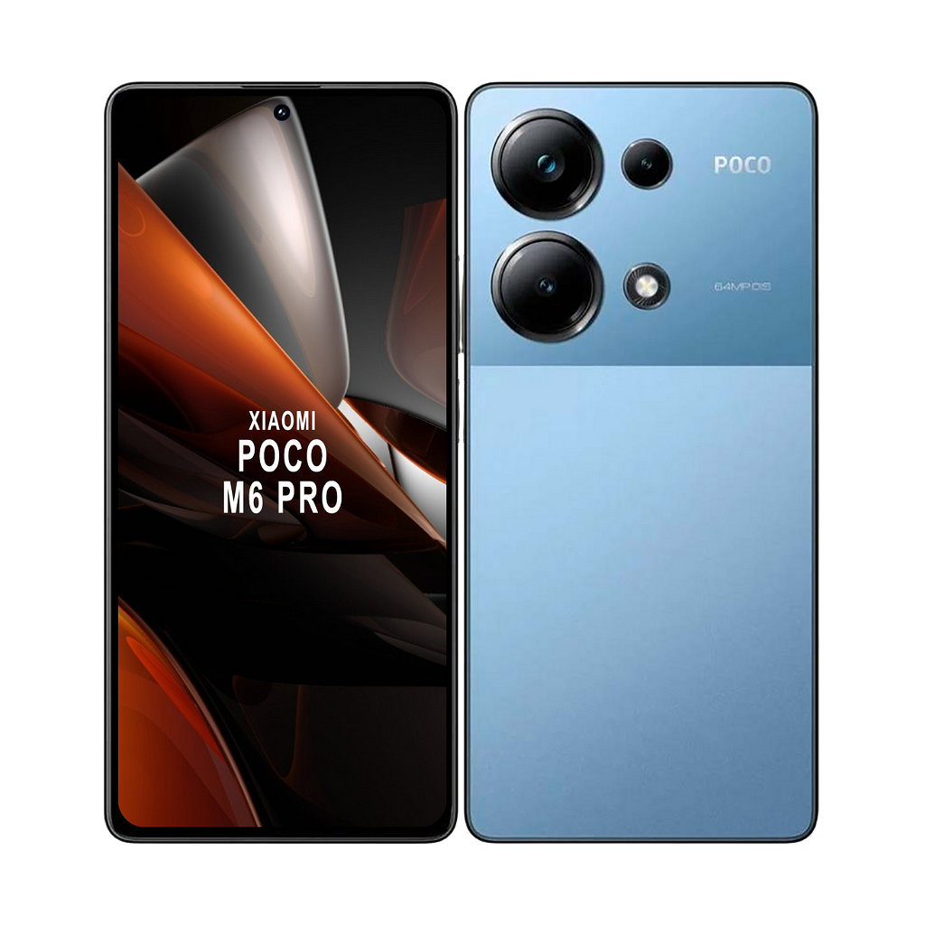 Celular Xiaomi Poco M6 Pro Dual Sim - 8GB - 256GB - 6.67" - 64MP - Azul _ Foto