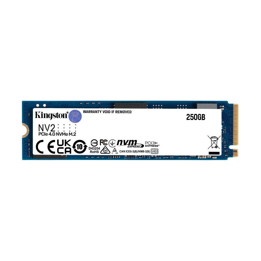 Disco SSD Kingston NV2 250GB M.2 - NVME PCIe 4.0 _ Foto