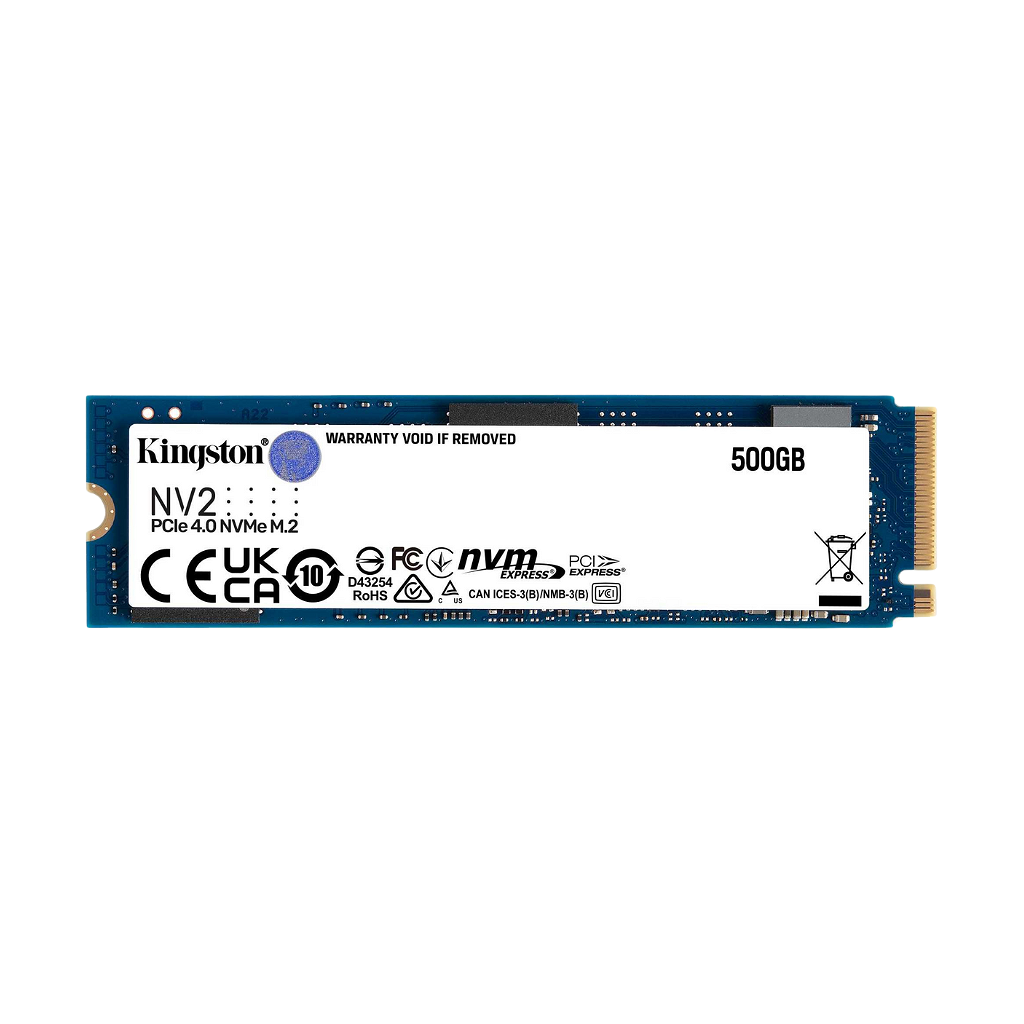 Disco SSD Kingston NV2 500GB M.2 - NVME PCIe 4.0 _ Foto