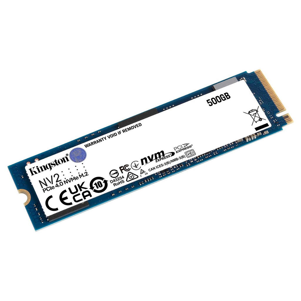 Disco SSD Kingston NV2 500GB M.2 - NVME PCIe 4.0 _ Foto