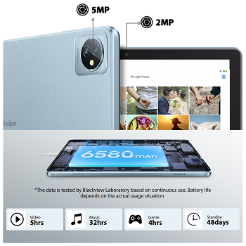 Tablet Blackview Tab 70 10.1" - 4GB - 64GB- 5MP - Azul _ FotoThumb