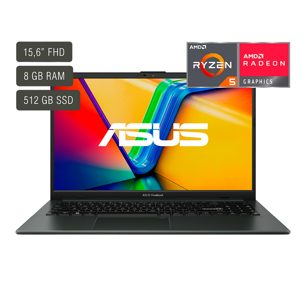 Notebook Asus Vivobook E1504FA 15,6" FHD - Ryzen 5 - 8Gb - 512Gb - Win11 _ Foto