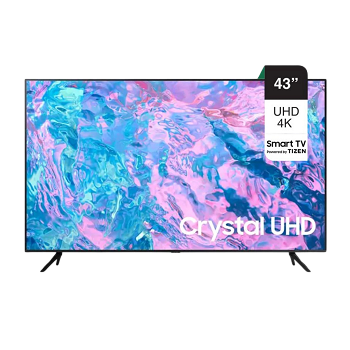 Smart Tv Samsung UN43CU7000 43" 4K UHD LED - TizenOS _ Foto