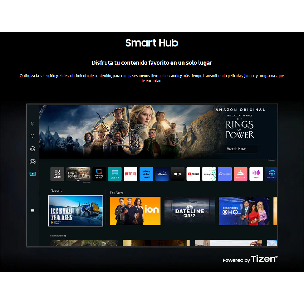 Smart Tv Samsung UN50CU7000 50" 4K UHD LED - TizenOS _ Foto