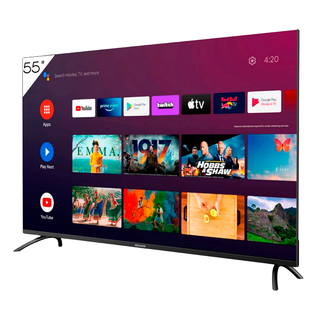 Smart Tv Aiwa AW55B4K 55" 4K UHD LED - Google TV _ Foto