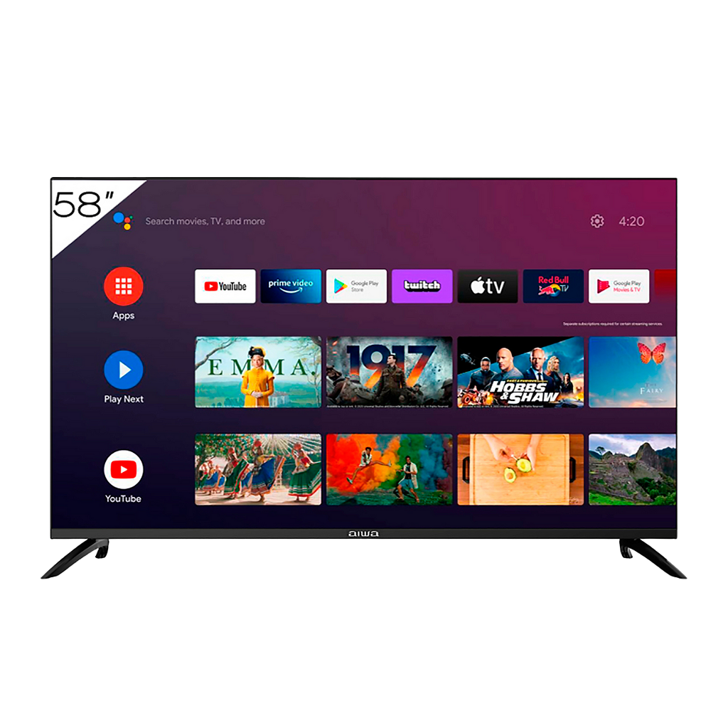 Smart Tv Aiwa AW58B4K 58" 4K UHD LED - Google TV _ Foto