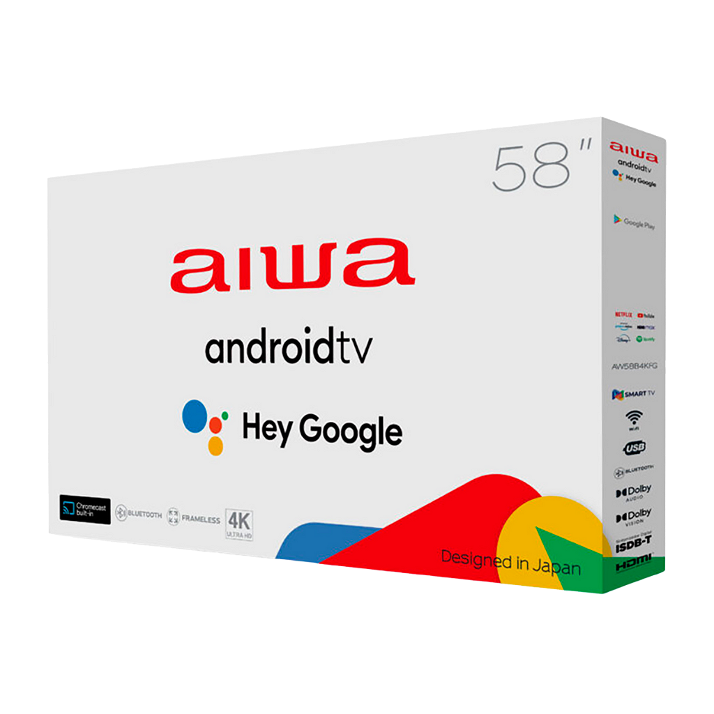 Smart Tv Aiwa AW58B4K 58" 4K UHD LED - Google TV _ Foto