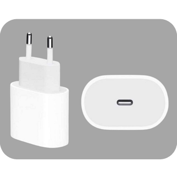 Cargador Original Apple USB-C (20W) - Sin Cable _ Foto