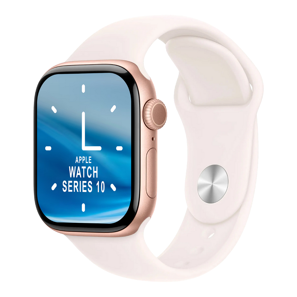 Smartwatch Apple Watch Series 10 42mm SM - GPS - Aluminio - Oro Rosa _ Foto