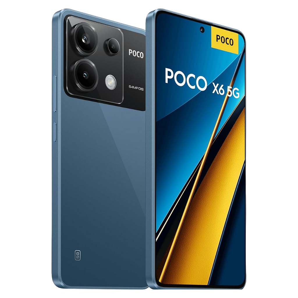 Celular Xiaomi Poco X6 5G - 12GB - 256GB - 6.67" - 64MP - Azul _ Foto