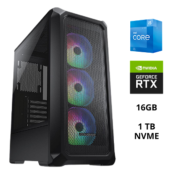 Pc Torre Computadora Gamer Core I5-12400F - 16Gb - 1TB NVME - RTX4060 8GB - 3 Fan ARGB _ Foto