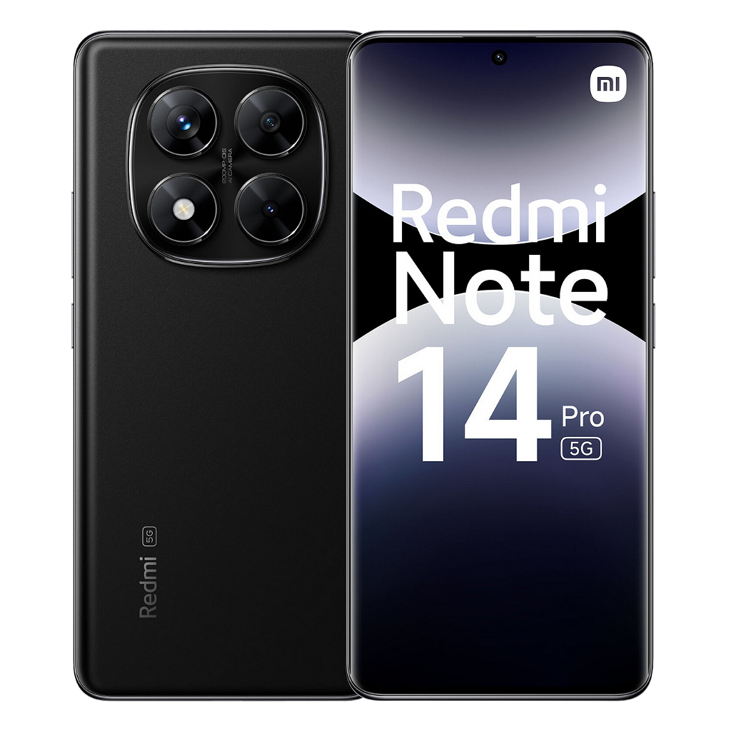 Celular Xiaomi Redmi Note 14 Pro 5G - 256GB - 8GB - 6.67" - 200MP - Negro Medianoche _ Foto