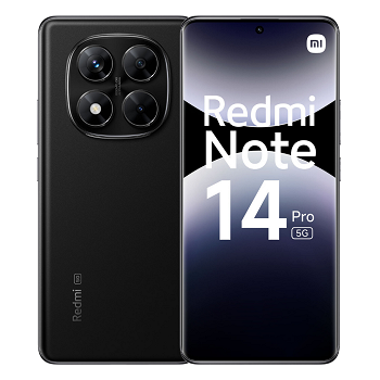 Celular Xiaomi Redmi Note 14 Pro 5G - 256GB - 8GB - 6.67" - 200MP - Negro Medianoche _ Foto