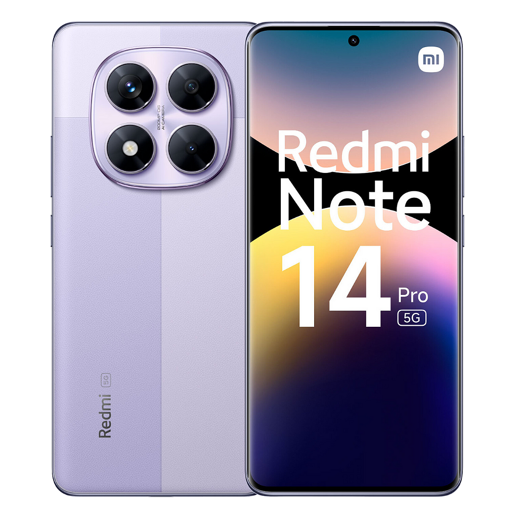 Celular Xiaomi Redmi Note 14 Pro 5G - 256GB - 8GB - 200MP - Violeta Lavanda _ Foto