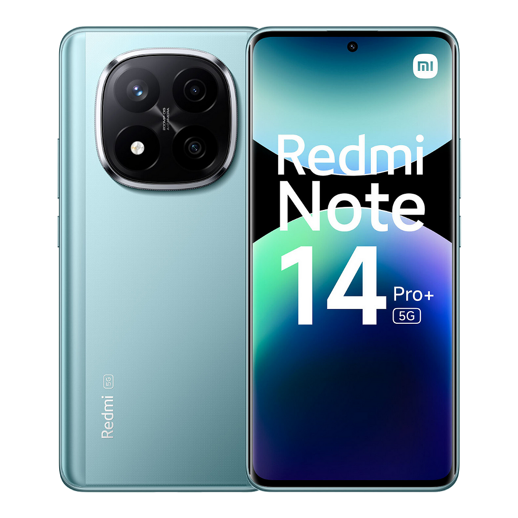 Celular Xiaomi Redmi Note 14 Pro+ 5G - 256GB - 8GB - 6.67" - 200MP - Verde Helado _ Foto