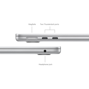 Notebook Apple MacBook Air M3 2024 13.6" - Apple M3 - 8GB - 256GB - MacOs - Color Plata _ FotoThumb