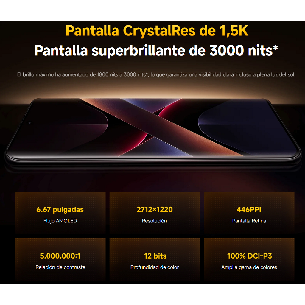 Celular Xiaomi Poco X7 5G 512GB - 12GB - 50MP - Negro _ Foto