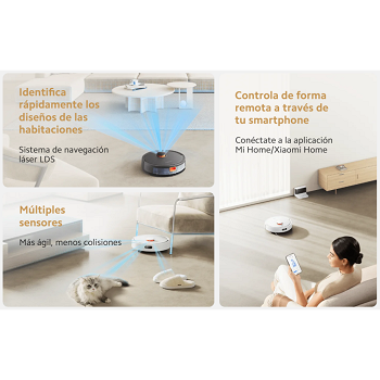 Aspiradora Robot Xiaomi Vacuum S20 - 5000 Pa - 2900 Mah - Negro _ FotoThumb