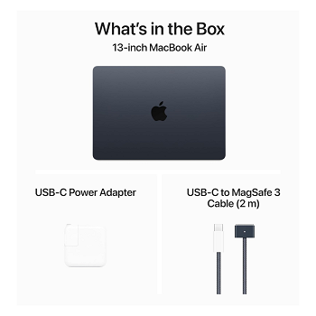 Notebook Apple MacBook Air M3 2024 13.6" - 8GB - 256GB - Medianoche _ FotoThumb