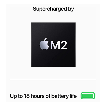 Notebook Apple MacBook Air M2 2022 13.6" - 16GB - 256GB - Gris Espacial _ FotoThumb