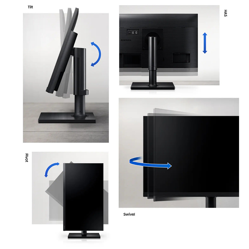 Monitor Samsung Profesional 24" IPS - 1080p - 75Hz _ Foto