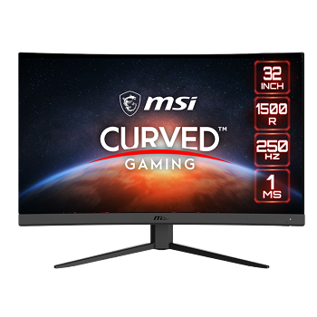 Monitor Gamer Curvo Msi Oprtix G32C4X 32" VA - 1080p - 250Hz _ Foto