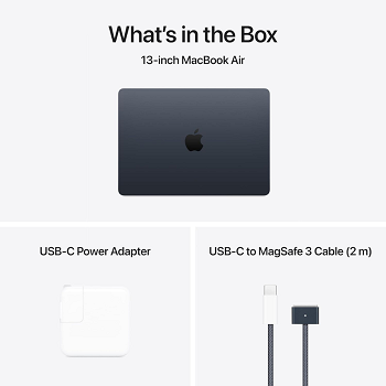 Notebook Apple MacBook Air M4 2025 13.6" - Apple M3 - 16GB - 256GB - Medianoche _ FotoThumb