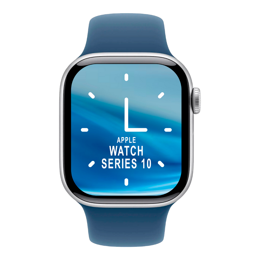 Smartwatch Apple Watch Series 10 42mm ML - GPS - Aluminio - Plata - Azul _ Foto