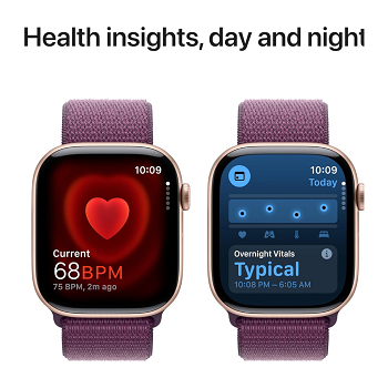 Smartwatch Apple Watch Series 10 42mm - GPS - Aluminio - Oro Rosa - Sport Loop - Ciruela _ FotoThumb