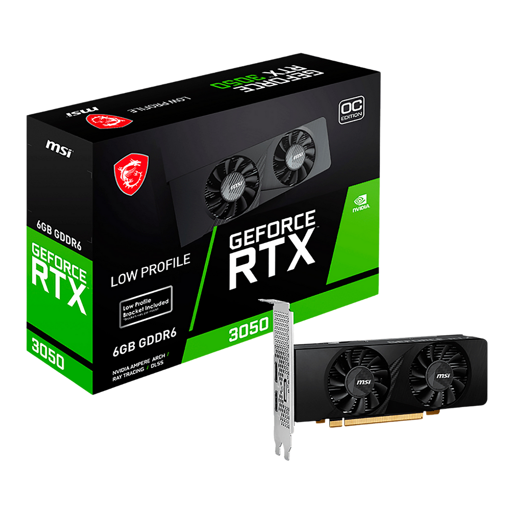 Tarjeta De Video Msi Nvidia GeForce RTX 3050 LP 6GB _ Foto