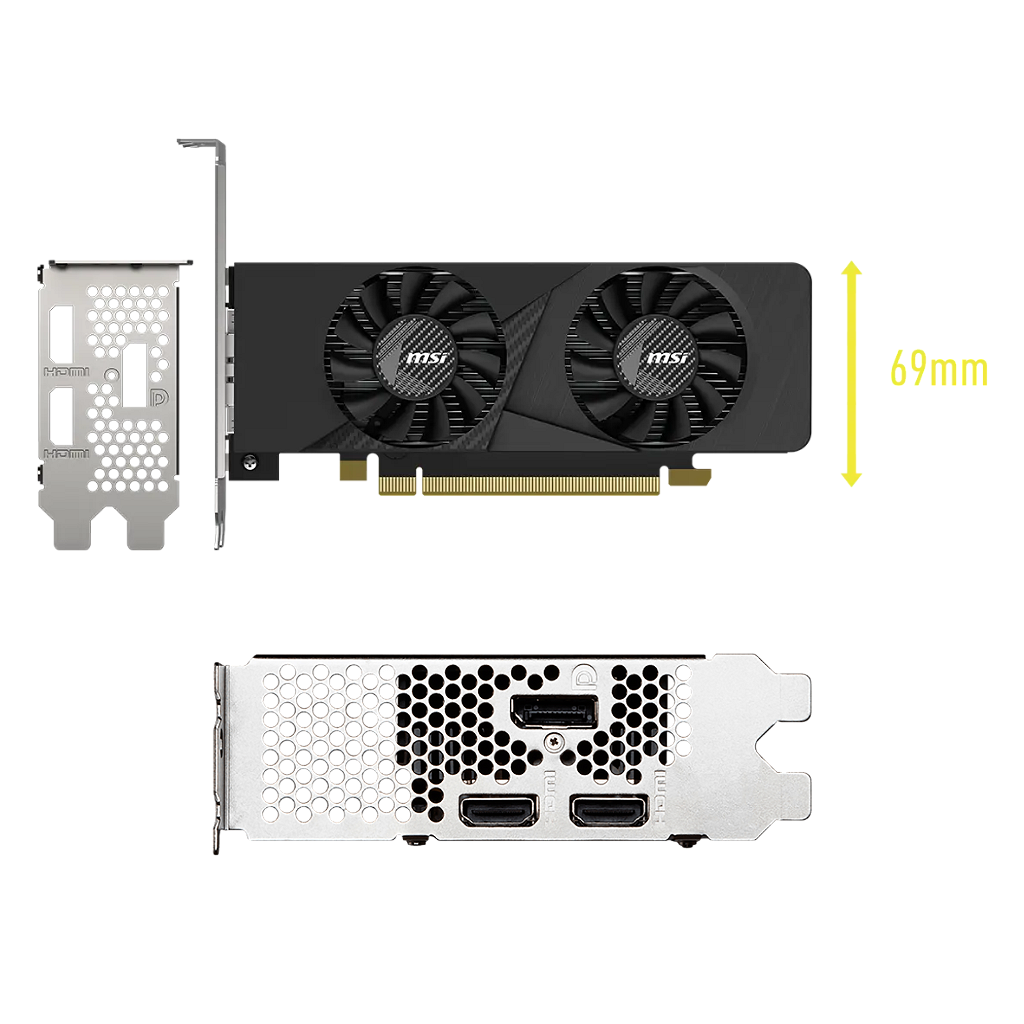 Tarjeta De Video Msi Nvidia GeForce RTX 3050 LP 6GB _ Foto