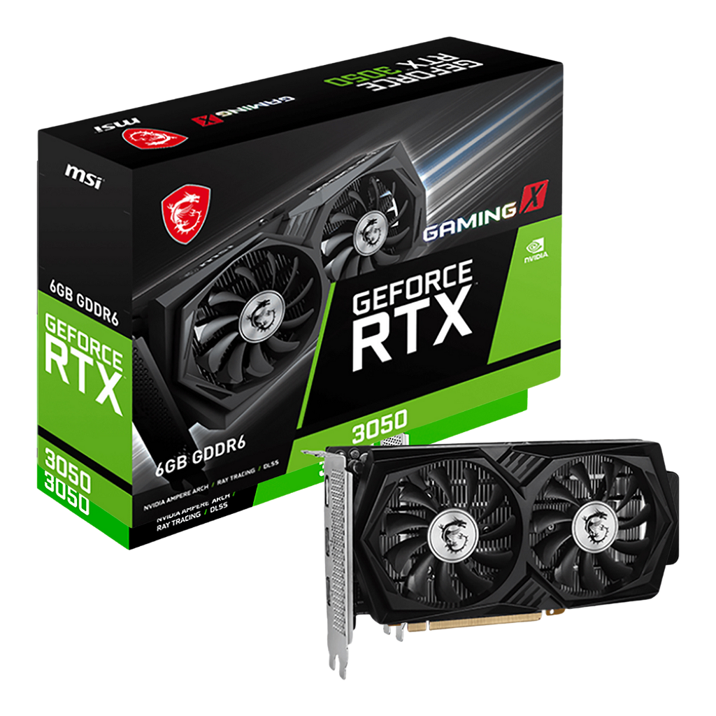 Tarjeta De Video Msi Nvidia GeForce RTX 3050 Gaming X 6GB _ Foto