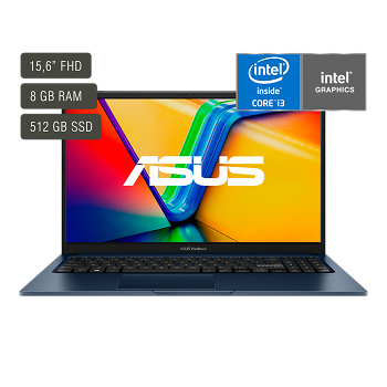 Notebook Asus Vivobook X1504ZA 15,6" FHD - I3-1215U - 8Gb - 512Gb - Win11 _ Foto