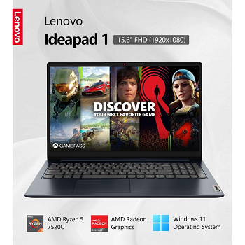Notebook Lenovo Ideapad 1 15.6" FHD Táctil - R5-7520U - 8Gb - 256Gb - Win11 _ FotoThumb