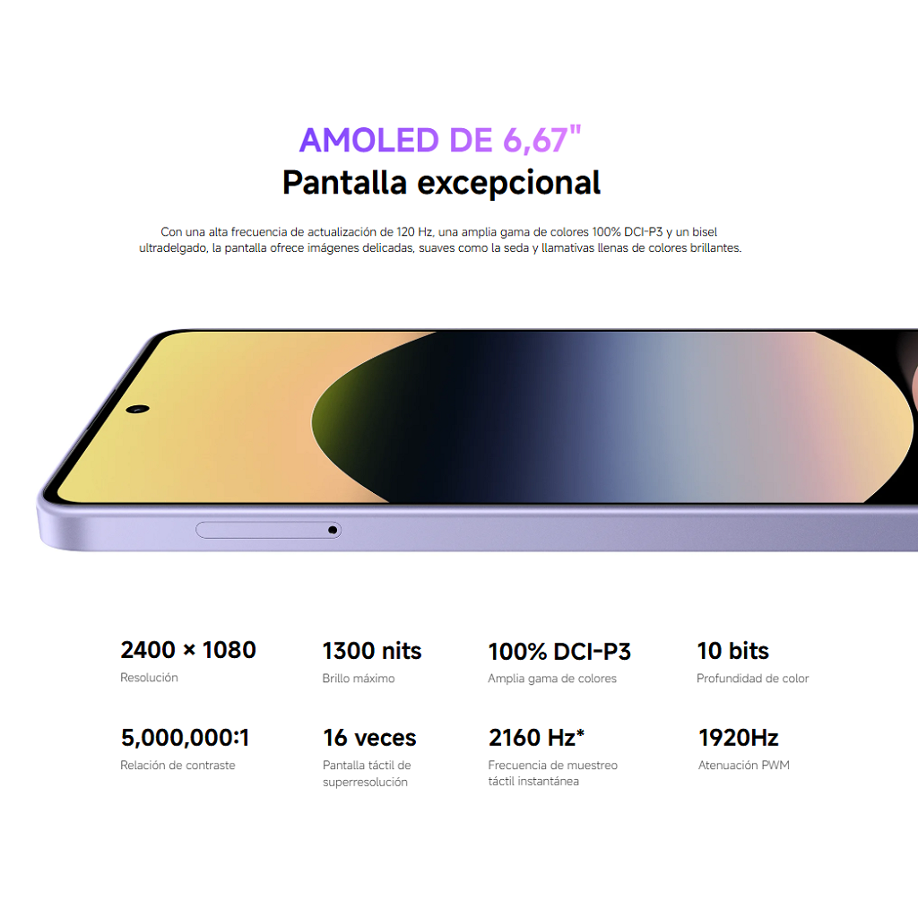 Celular Xiaomi Redmi Note 14S - 256GB - 8GB - 200MP - Azul Océano _ Foto