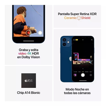 Celular Apple IPhone 12 64GB 5G - 4GB - 12MP - Blanco - REF _ FotoThumb