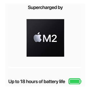 Notebook Apple MacBook Air M2 2022 13.6" - 8GB - 512GB - Gris Espacial _ FotoThumb