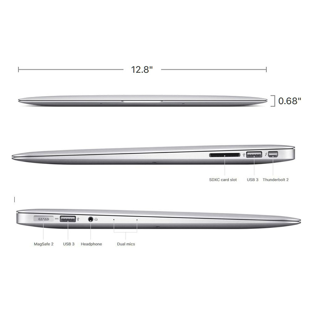 Notebook Apple MacBook Air I5 2017 13.3" - 8GB - 256GB - Gris Espacial - REF _ Foto