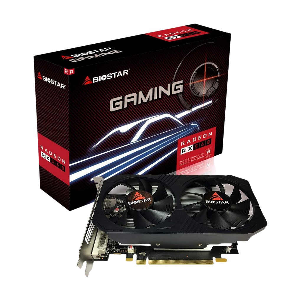 Tarjeta De Video Biostar Gaming Radeon RX 560 4GB _ Foto