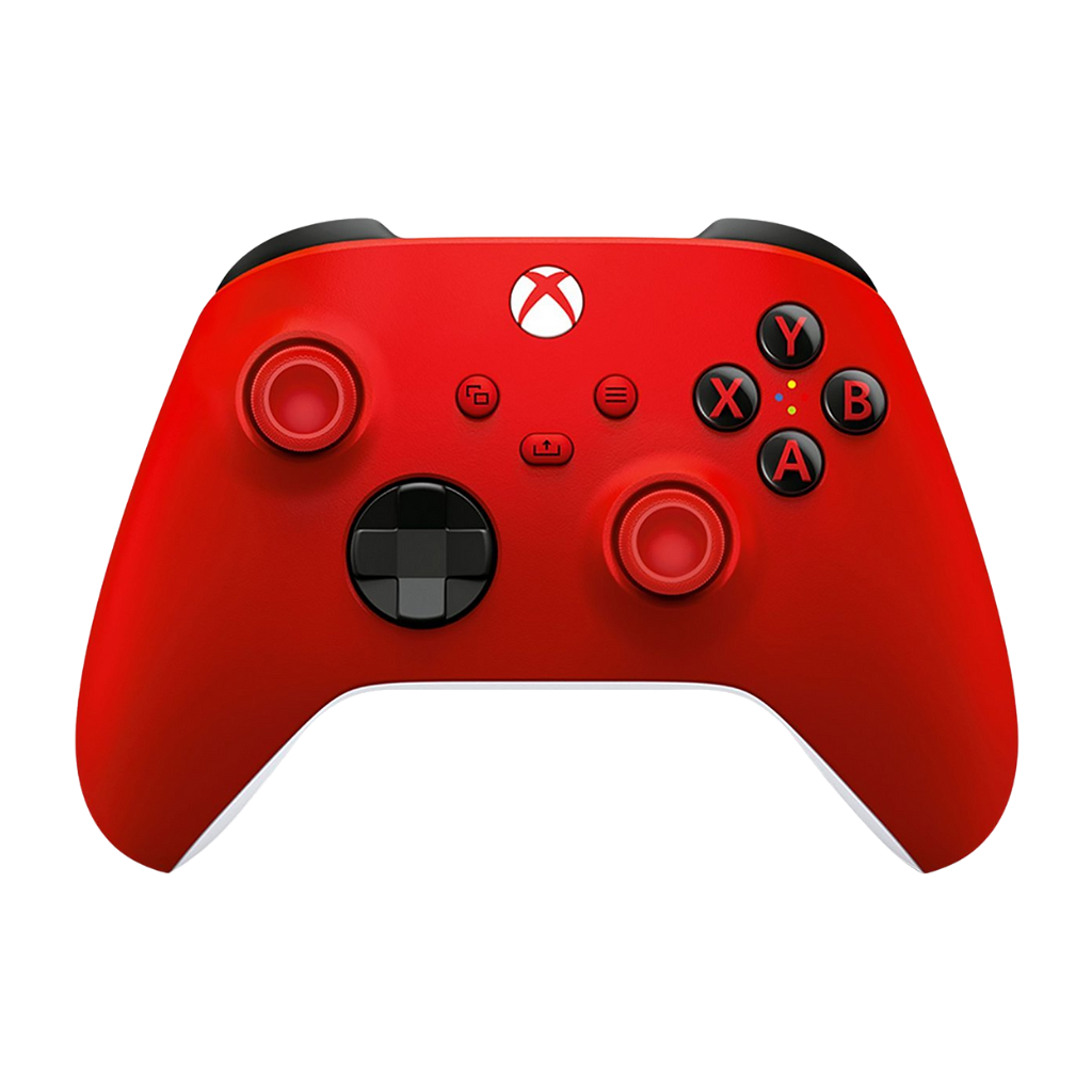 Joystick Mando Inalámbrico Microsoft Xbox Bluetooth - Rojo Pulso _ Foto