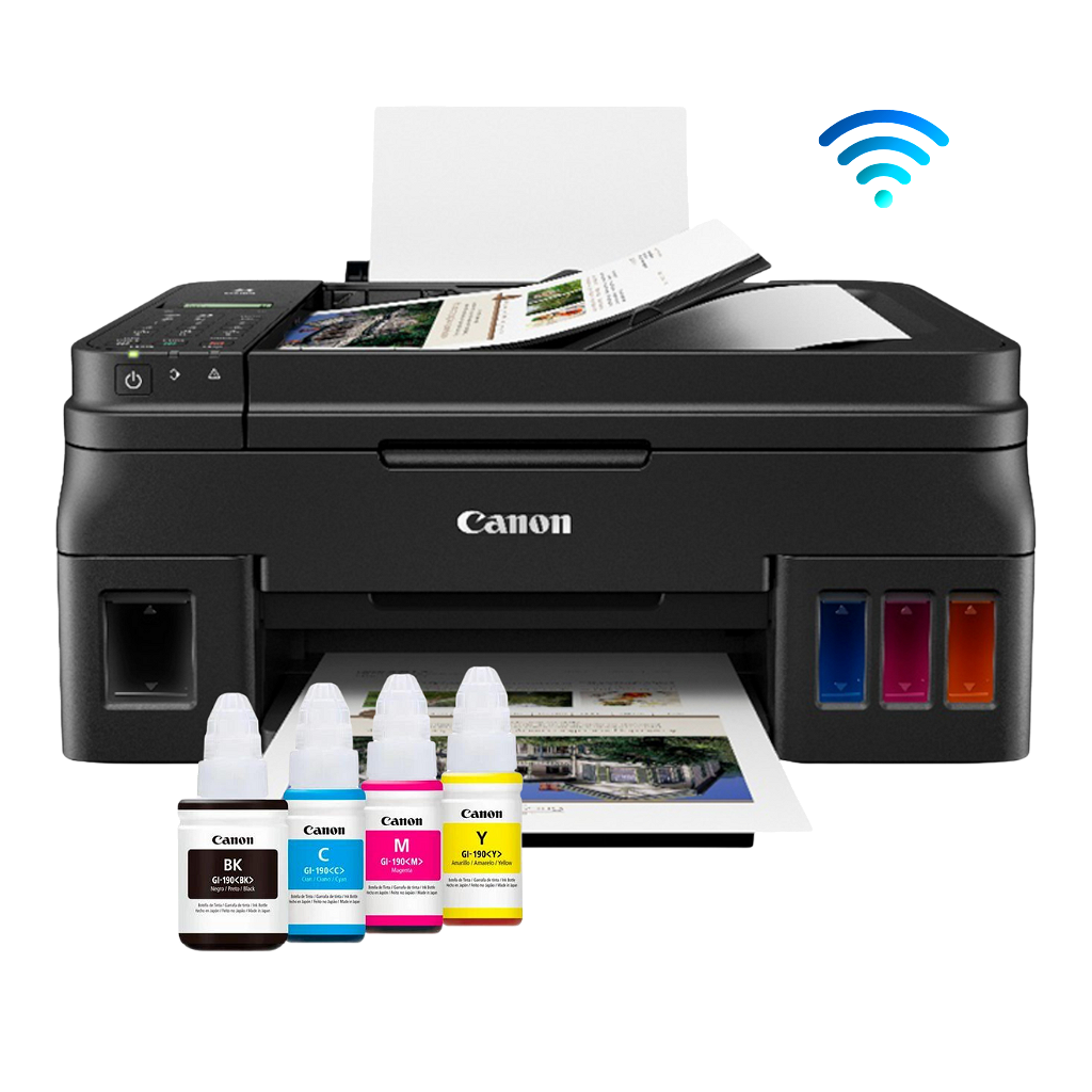 Impresora Multifunción Canon Pixma G4110 Sistema Continuo - Fax - Wifi _ Foto