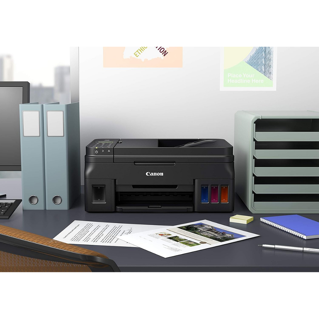 Impresora Multifunción Canon Pixma G4110 Sistema Continuo - Fax - Wifi _ Foto