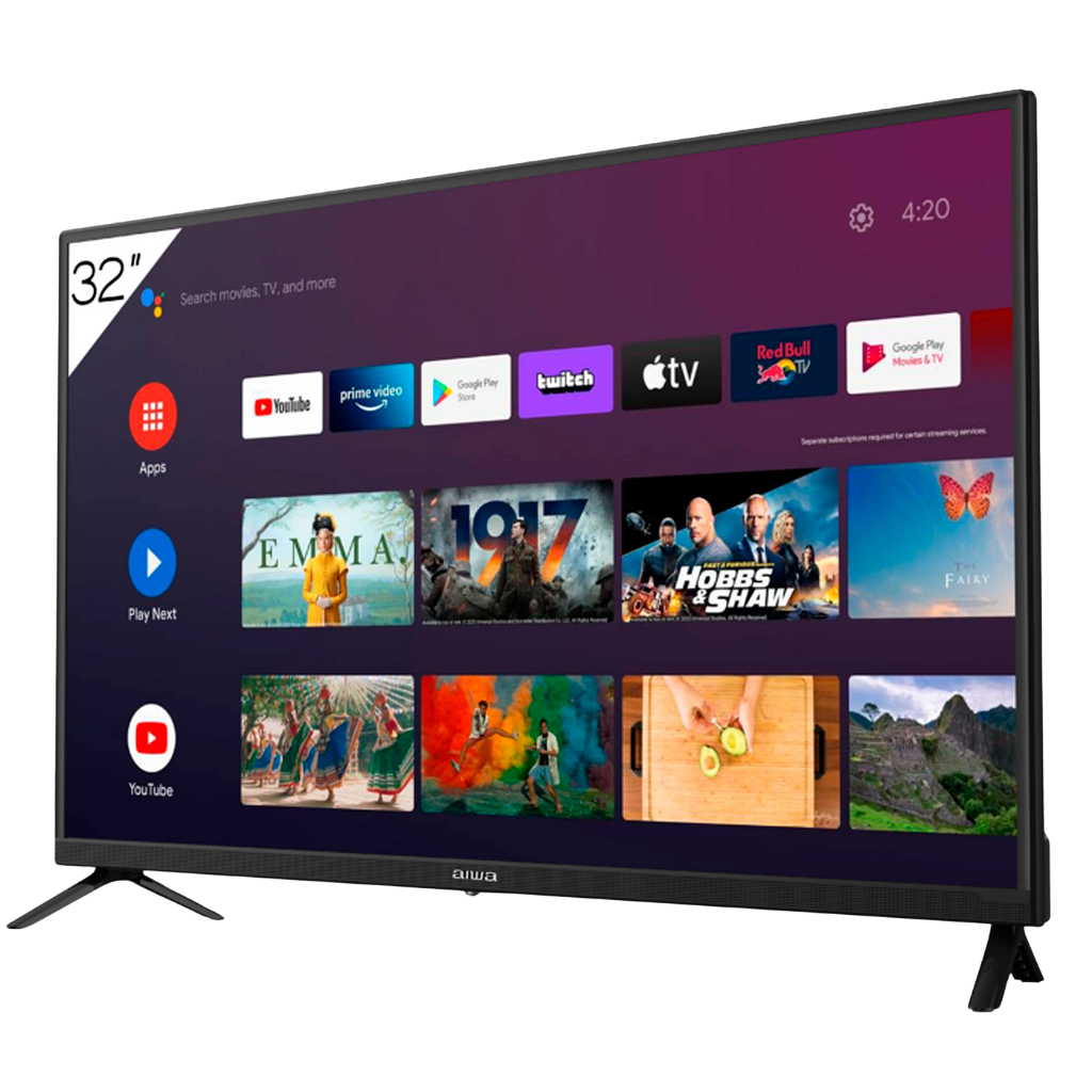 Smart Tv Aiwa AW32B4SM 32" HD LED - Google TV _ Foto