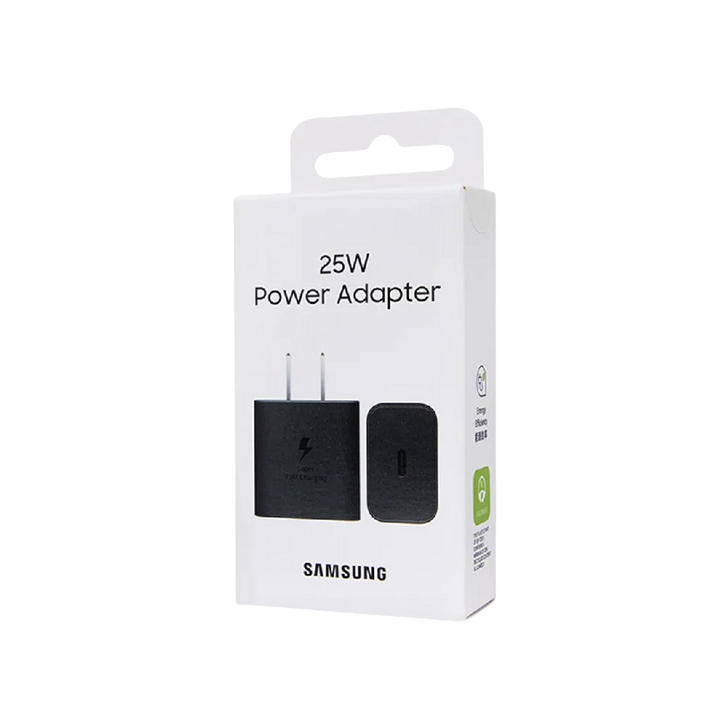 Cargador Adaptador Original Samsung USB-C 25W - Carga Rápida - Sin Cable + Ficha Adaptador _ Foto