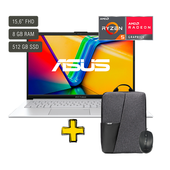 Notebook Asus Vivobook E1504FA 15,6" FHD - R5-7520U - 8Gb - 512Gb - Win11 + REGALOS _ Foto